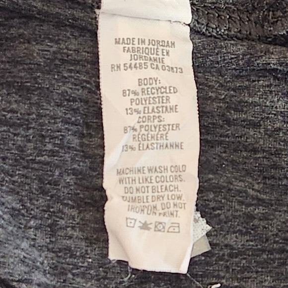 Offline By Aerie Womens Leggings Size Large Black Heather The Hugger Hi-Rise - Picture 5 of 8